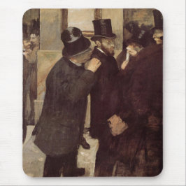 Wohlhabende Männer an der Börse (von Edgar Degas) Mousepad