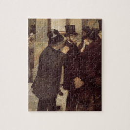 Wohlhabende Männer an der Börse (von Edgar Degas) Puzzle