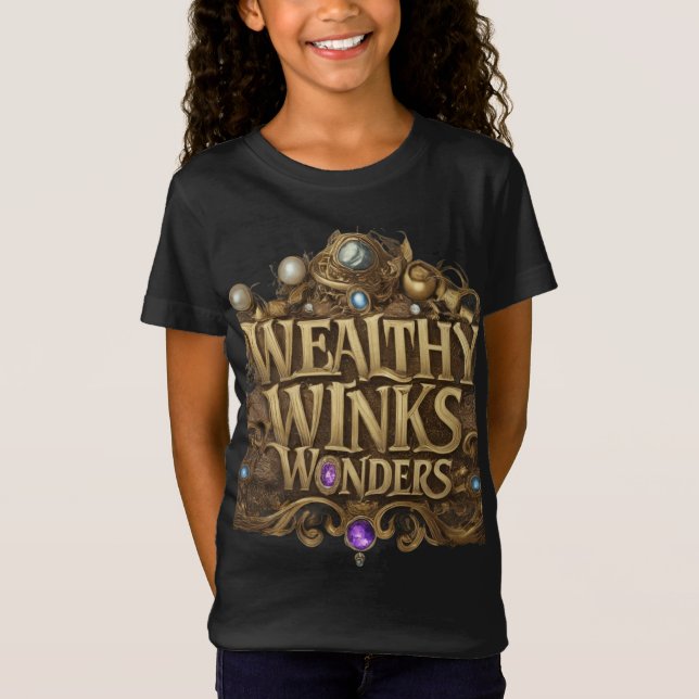 Wohlhabende Winks Wonders - Luxe & Charm T - Shirt (Vorderseite)