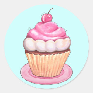 Wohlschmeckende Aufkleber - kleine Kuchen