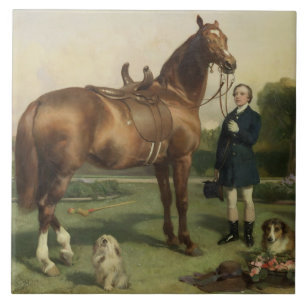 Wohlstand (Öl auf Leinwand) Fliese