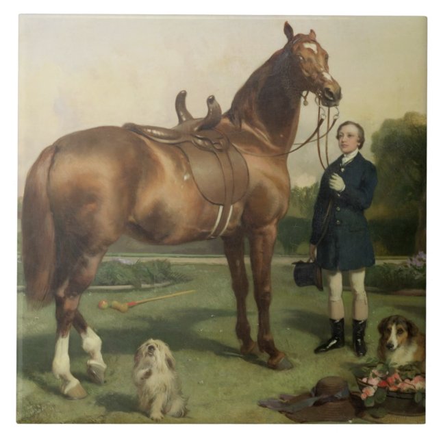 Wohlstand (Öl auf Leinwand) Fliese (Vorderseite)