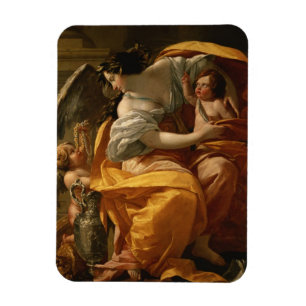 Wohlstand (Öl auf Leinwand) Magnet