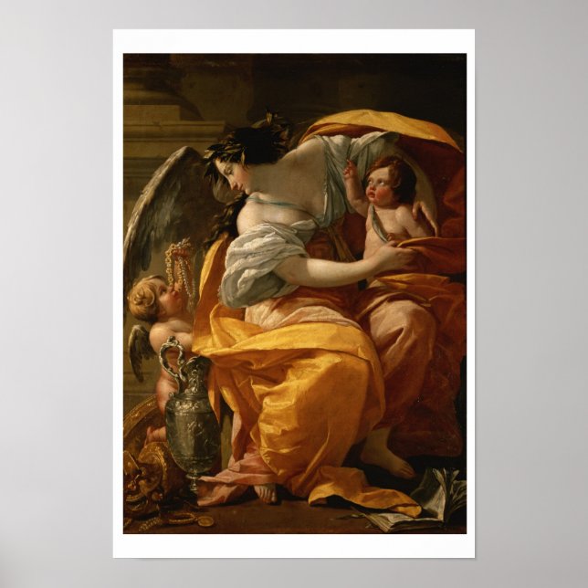 Wohlstand (Öl auf Leinwand) Poster (Vorne)