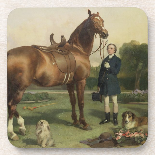 Wohlstand (Öl auf Leinwand) Untersetzer (Vorderseite)