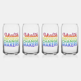 Wohlstand stärkt dosenglas