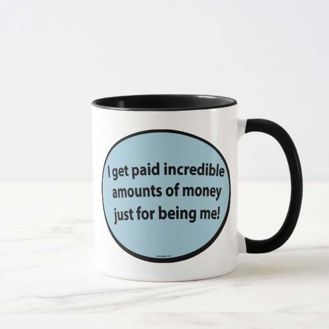 Wohlstands-Bestätigungs-Tasse Tasse (Rechts)