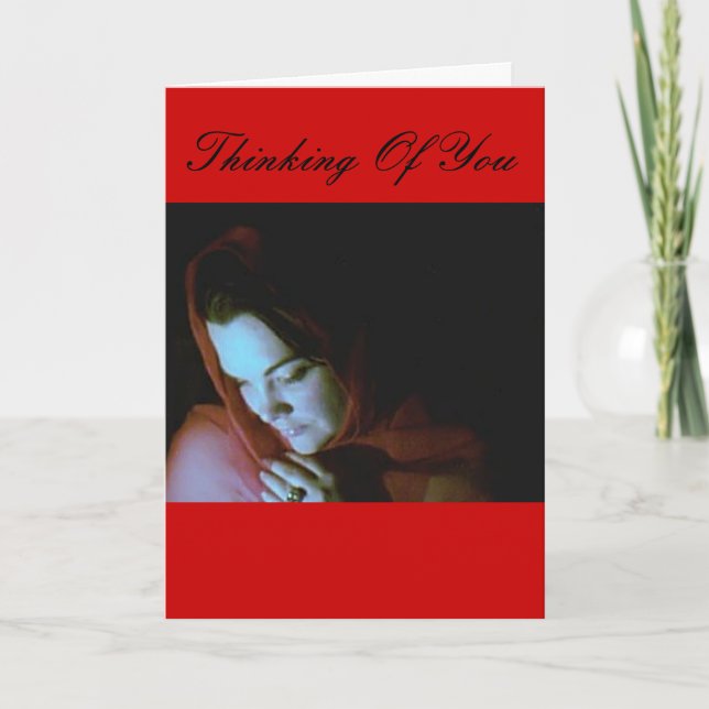 Wohltätigkeit Angel, denken Sie an Sie Karte (Vorderseite)