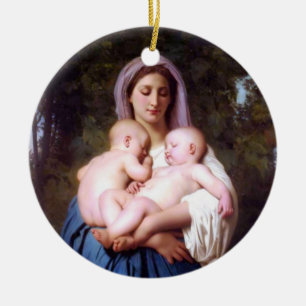 Wohltätigkeit, Bouguereau Keramik Ornament