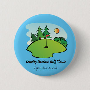 Wohltätigkeit des Golfturniers - Business-Button Button
