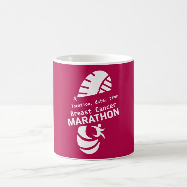 Wohltätigkeit Marathon Werbeartikel Kaffeetasse (Mittel)
