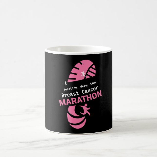Wohltätigkeit Marathon Werbeartikel T- Kaffeetasse (Mittel)
