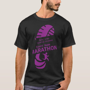 Wohltätigkeit Marathon Werbeveranstaltung Merch T-Shirt