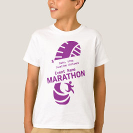 Wohltätigkeit Marathon Werbeveranstaltung Merch T  T-Shirt