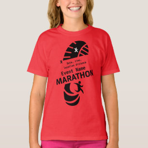 Wohltätigkeit Marathon Werbeveranstaltung Merch T T-Shirt