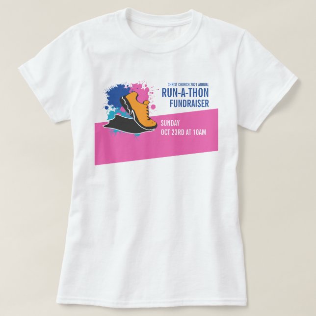 Wohltätigkeit-Run-a-Thon-Event T-Shirt (Design vorne)