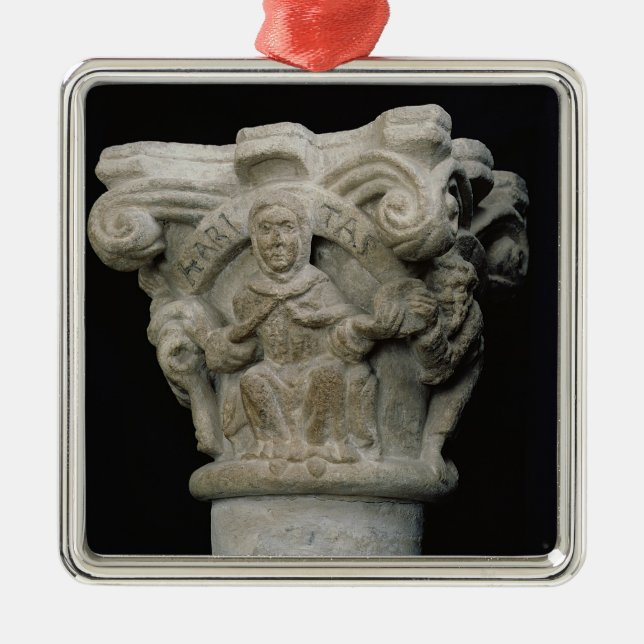 Wohltätigkeit Silbernes Ornament (Vorne)