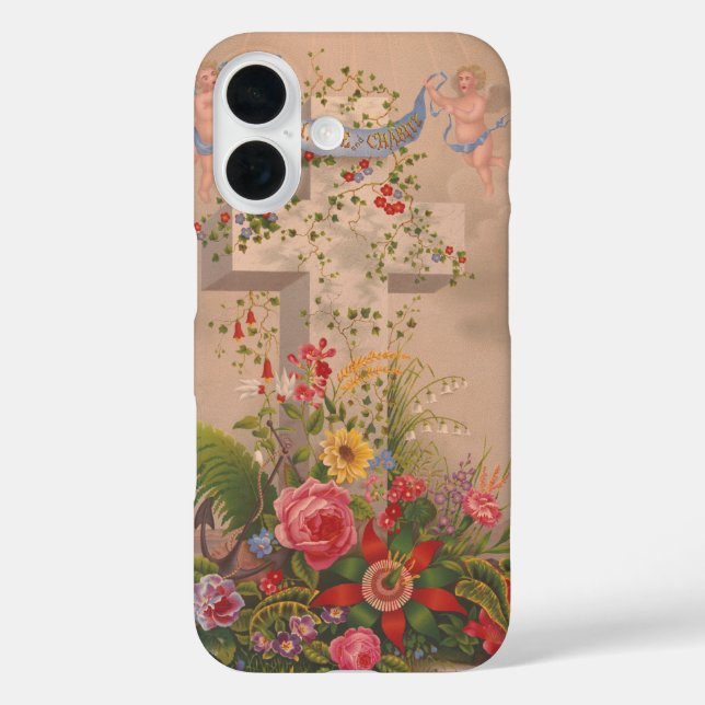 Wohltätigkeit und Blume der Hoffnung Case-Mate iPhone Hülle (Rückseite)