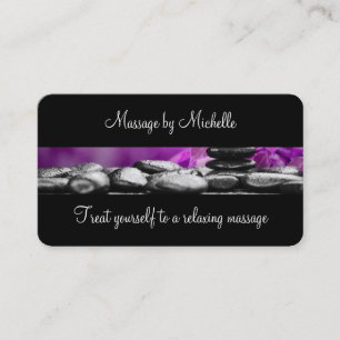 Wohltuende Massage Business Cards Visitenkarte