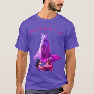 Wohlwollende Katze beschenkt die Eichhörnchen T-Shirt