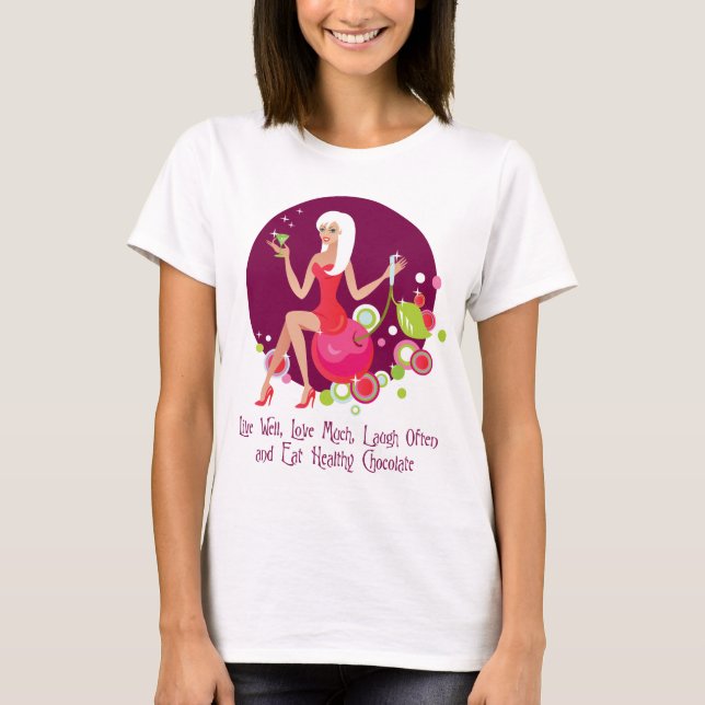 Wohnen gut, Liebe viel T-Shirt (Vorderseite)