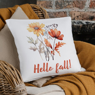 Wohngestaltung Herbst Elegante Wildblume Kissen