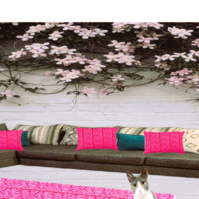 Wohngestaltung Ideen hören draußen / innen Kissen Kissen Für Draußen (Matching rug also available in store)