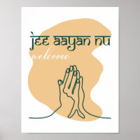 Wohngestaltung - 'Jee Aayan Nu' (Begrüßungspapier)