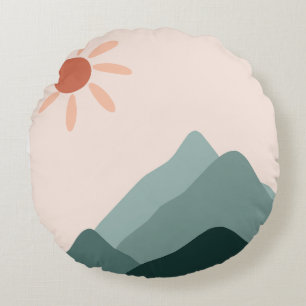 Wohngestaltung Kissen serene Erde und Berge