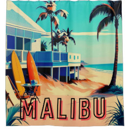 Wohngestaltung Los Angeles California Duschvorhang