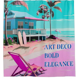 Wohngestaltung Los Angeles California Duschvorhang