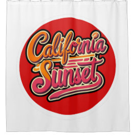 Wohngestaltung Los Angeles California Duschvorhang