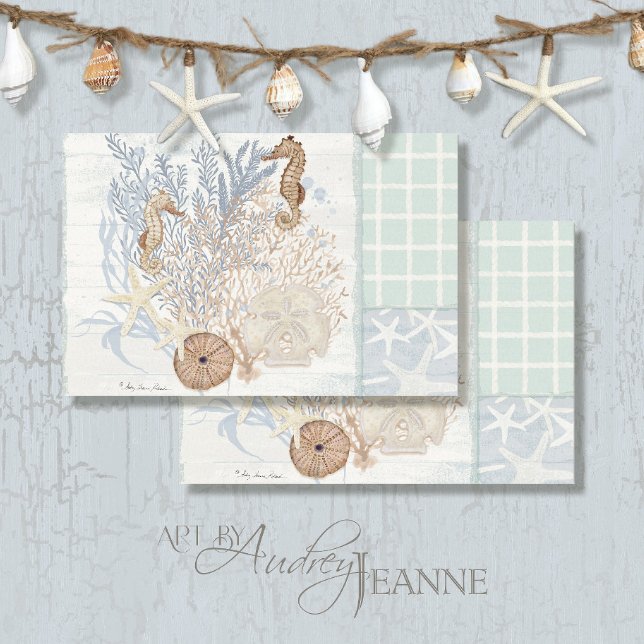 Wohngestaltung Starfish Seepferd Korallenwald Seidenpapier (Von Creator hochgeladen)