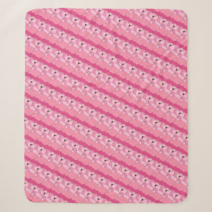 Wohngestaltung Tropical Pink Flamingo Throw Blanke Sherpadecke