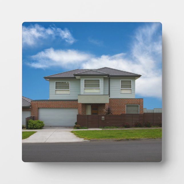 Wohnhaus Fotoplatte (Vorderseite)