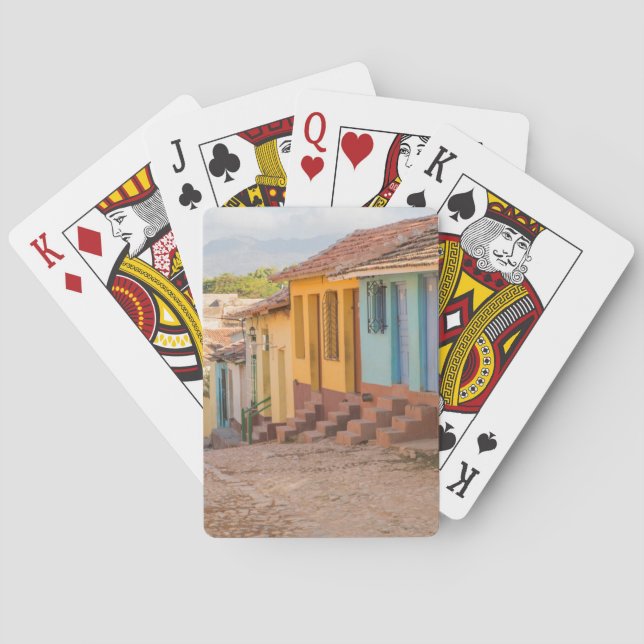 Wohnhäuser, Trinidad, Kuba Spielkarten (Rückseite)