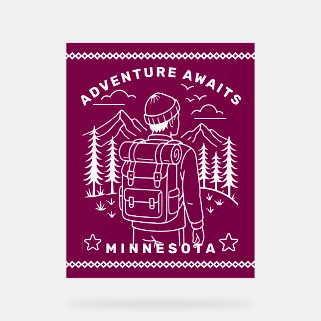 Wohnmobil Acrylschild (Vorderseite)