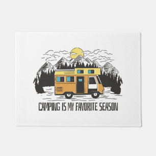 Wohnmobil-Berg-Ruheplatz Fußmatte