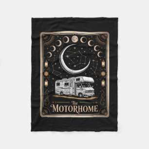 Wohnmobil Camping Camper das Wohnmobil Mond Berg  Fleecedecke