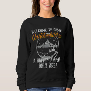 Wohnmobil Camping Retro Caravan Rv Anhänger Willko Sweatshirt