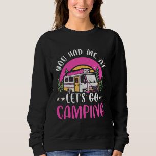Wohnmobil Camping Retro Wohnwagen Rv Anhänger Du H Sweatshirt