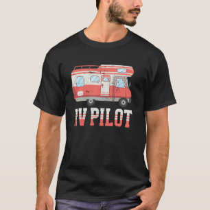 Wohnmobil Camping Retro Wohnwagen Rv Anhänger Rv P T-Shirt