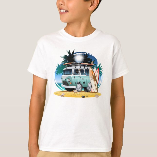 Wohnmobil Cartoon T-Shirt (Vorderseite)