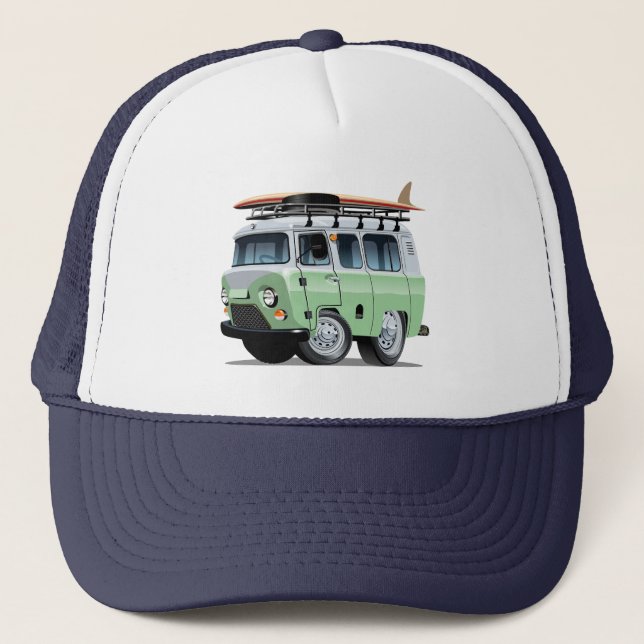 Wohnmobil Cartoon Truckerkappe (Vorderseite)