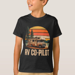 Wohnmobil-Co-Pilot Wohnmobil-Camping Camper Sonnen T-Shirt