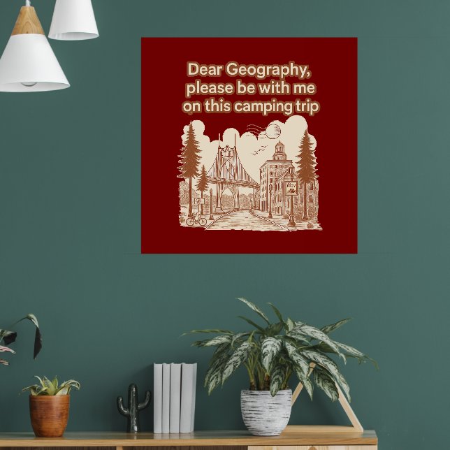 Wohnmobil Poster (Wohnzimmer 1)