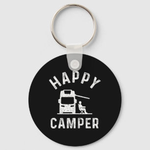 Wohnmobil T-Shirts Glücklicher Camper Schlüsselanhänger
