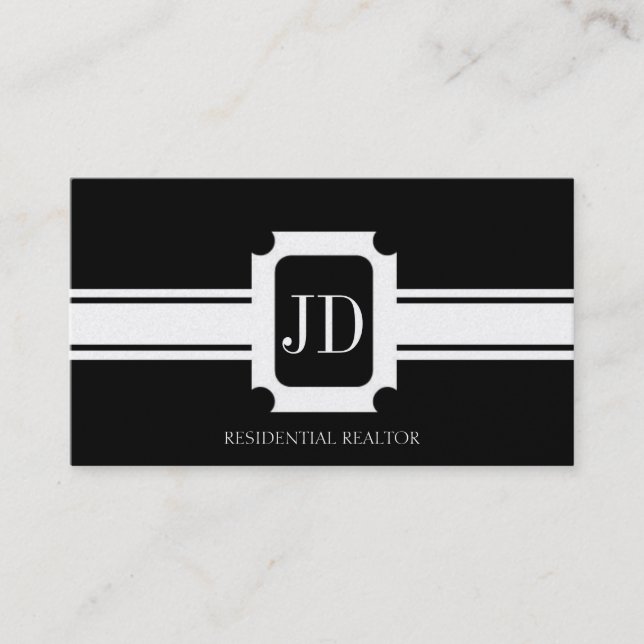 Wohnrealtor-wirkliches Anwesen-Goldband Visitenkarte (Vorderseite)