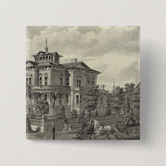 Wohnsitz Arguello Button (Vorderseite)