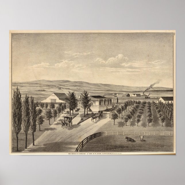 Wohnsitz Dixon Poster (Vorne)